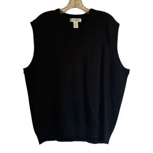 Cypress Links V Neck Sweater Vest Men's Size XL Black